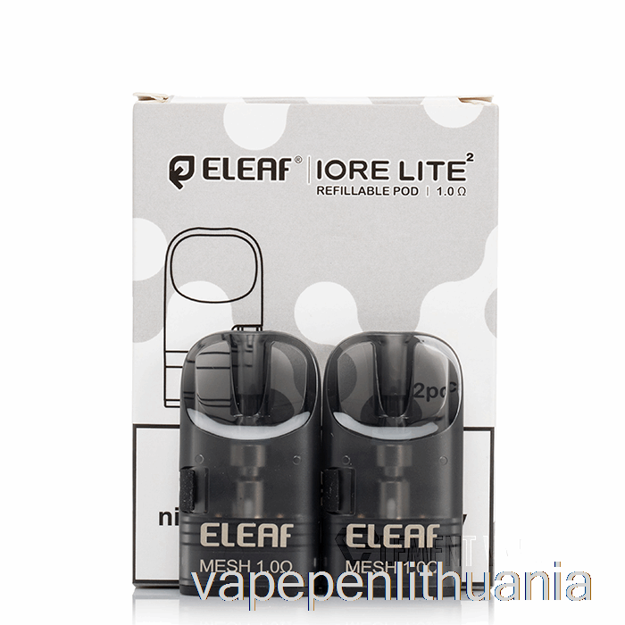 Eleaf Iore Lite 2 Pakaitiniai Ankštys 2ml Daugkartinio Užpildymo Ankštys Vape Skystis